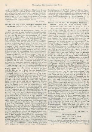 156 [Rezension] Schoen, Paul, Das evangelische Kirchenrecht in Preußen. II. Bd., 1. Abt