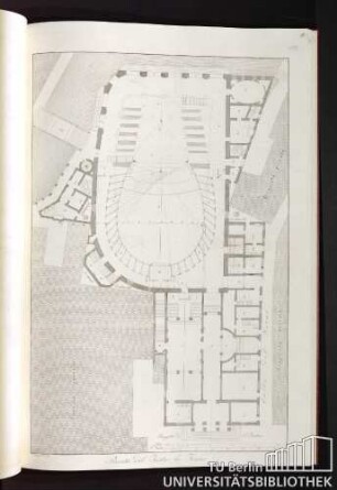 Pianta del Teatro la Fenice