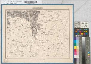 [Topographische Karte 1 : 80.000 von Rheinland und Westfalen-Generalstabskarte -]. Saarbrücken. Nr. 7. LF 24°30' B 49°. Situation u. Schrift von Schönknecht. Terrain u. Wald von Hindersin 1852.