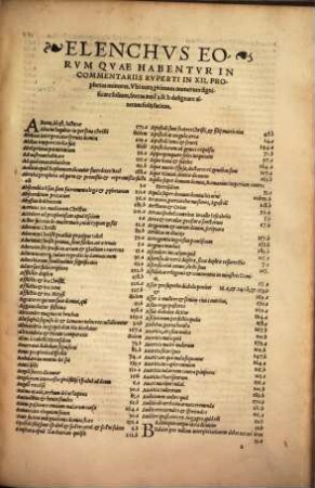Rvperti Abbatis Tvitiensis, ... in XII. prophetas minores, Commentariorum Libri XXXII : Ex ueris primisq́[ue] originalibus, iterum atq[ue] iterum recogniti atq[ue] nunc tandem cum adnotationum ac scripturarum locis, fideliter primum excusi