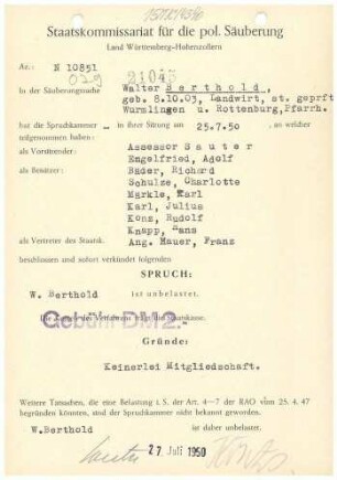 Berthold, Walter