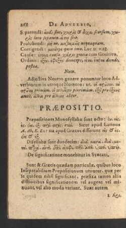 [30. De Praepositione, Coniunctione]