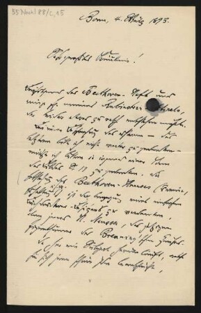 Brief an La Mara : 04.03.1893