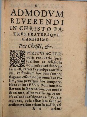 Epistola ad Patres et fratres Societatis Jesu