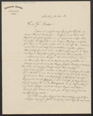 Brief an Friedrich Wilhelm Jähns : 14.11.1882