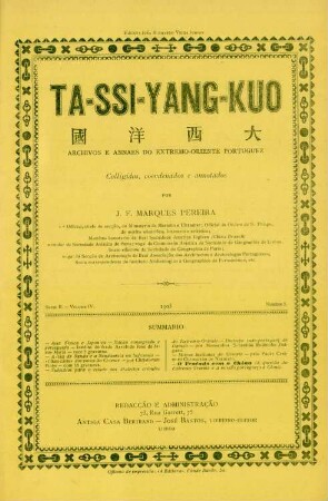 Serie II, Volume IV, No. 5