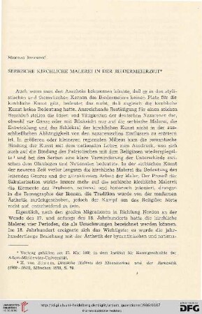 3: Serbische kirchliche Malerei in der Biedermeierzeit