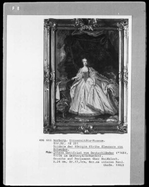 Bildnis der Königin Ulrike Eleonore von Schweden