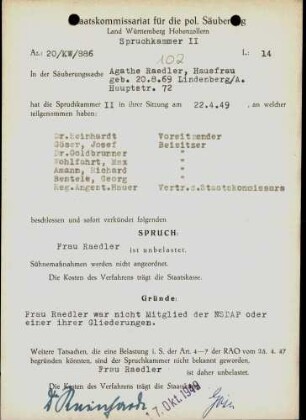 Raedler, Agathe