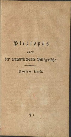 Zweiter Theil