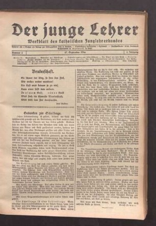 Gedanken zur Schulfrage