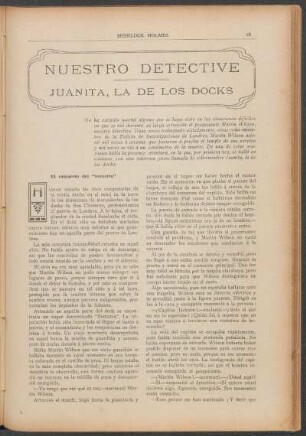 Nuestro detective - Juanita, la de los docks