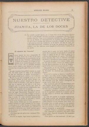 Nuestro detective - Juanita, la de los docks