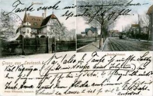 Gruss aus Leutzsch : Forsthaus ; Bahnhofstrasse