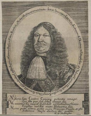 Bildnis des Iohan Adolphvs Kielmann