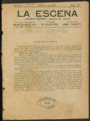 La voz de la crítica