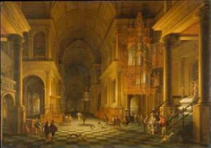 Innenansicht einer im Stil der Spätrenaissance erbauten Kirche