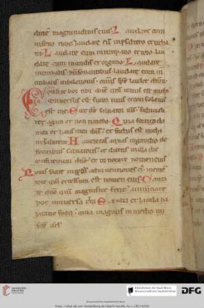 Cantica Veteris et Novi Testamenti, eingeschoben 106v Te deum