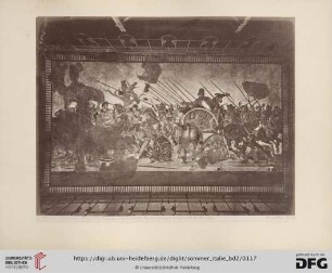 Musée de Naples. Bataille d'alexandre d'aprés le mosaique original de Pompei