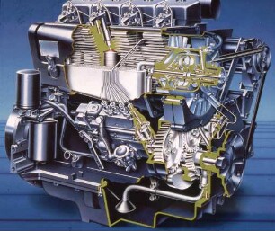 Fotografie: Dieselmotor