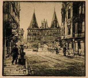 Lübeck. Holstentor