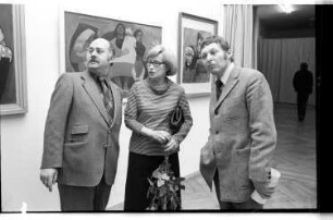 Kleinbildnegativ: "Max-Lingner-Ausstellung", Majakowski-Galerie, 1977