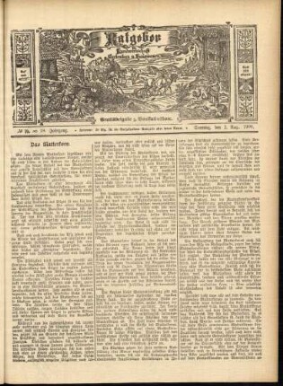Ausgabe vom Sonntag, den 02. August 1908.