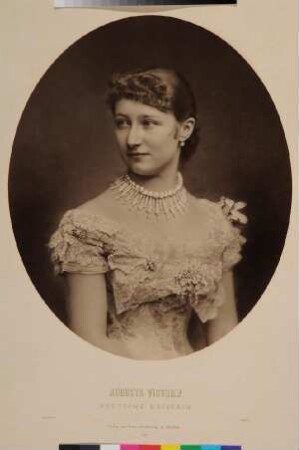 Bildnis von Auguste Victoria (1858-1921), Deutsche Kaiserin