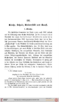 III. Kirche, Schule, Universität und Kunst