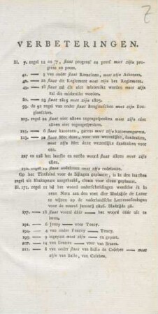 Verbeteringen