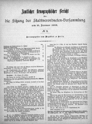 Nr. 3, 18. Januar 1883