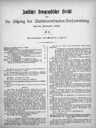 Nr. 3, 18. Januar 1883