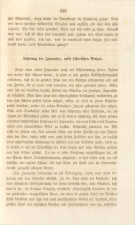 Ursprung der Japanesen, nebst historischen Notizen