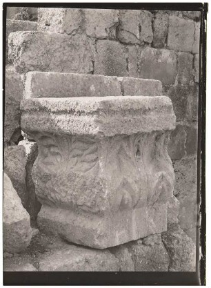 Steinfragment, Baalbek: Ansicht