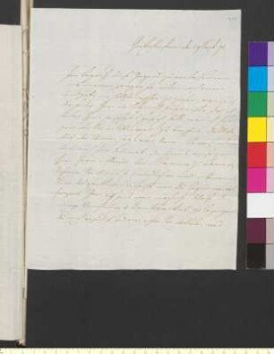 Brief von Reichardt, Johann Friedrich an Goethe, Johann Wolfgang von