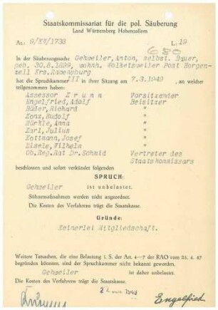 Gehweiler, Anton