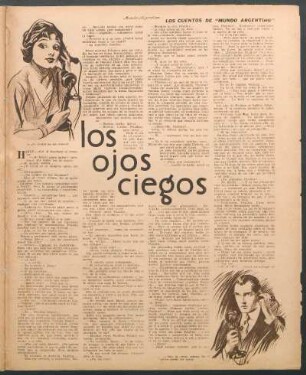 Los ojos ciegos : Los cuentos de Mundo Argentino