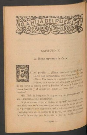 Capítulo IX - La última esperanza de Carpi