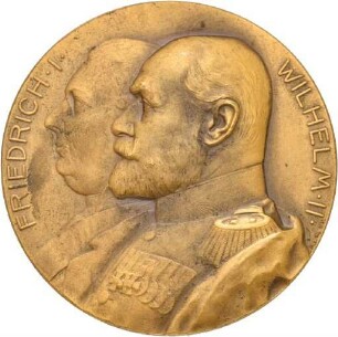 Medaille zum 100-jährigen Bestehen des Königreichs Württemberg 1906