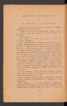 III - El hermano y la hermana