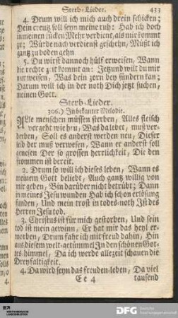 Sterb-Lieder.
