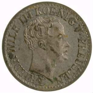 Münze, 1/2 Silbergroschen, 1828