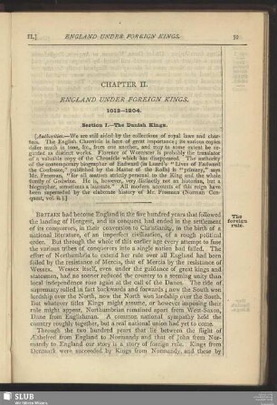 Chapter II. England Under Foreign Kings. 1013 - 1204