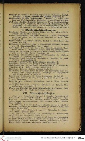 VII. Aktien-Gesellschaften.