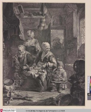 [Die Kuchenbäckerin; The pancake woman]