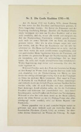 Nr. 2. Die Große Koalition 1793-95
