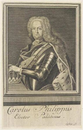 Bildnis des Carolus Philippus, Kurfürst von der Pfalz