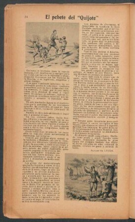 El pebete del "Quijote"