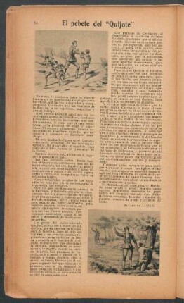 El pebete del "Quijote"