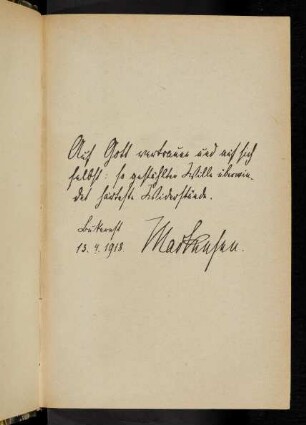 Handschriftlicher Text